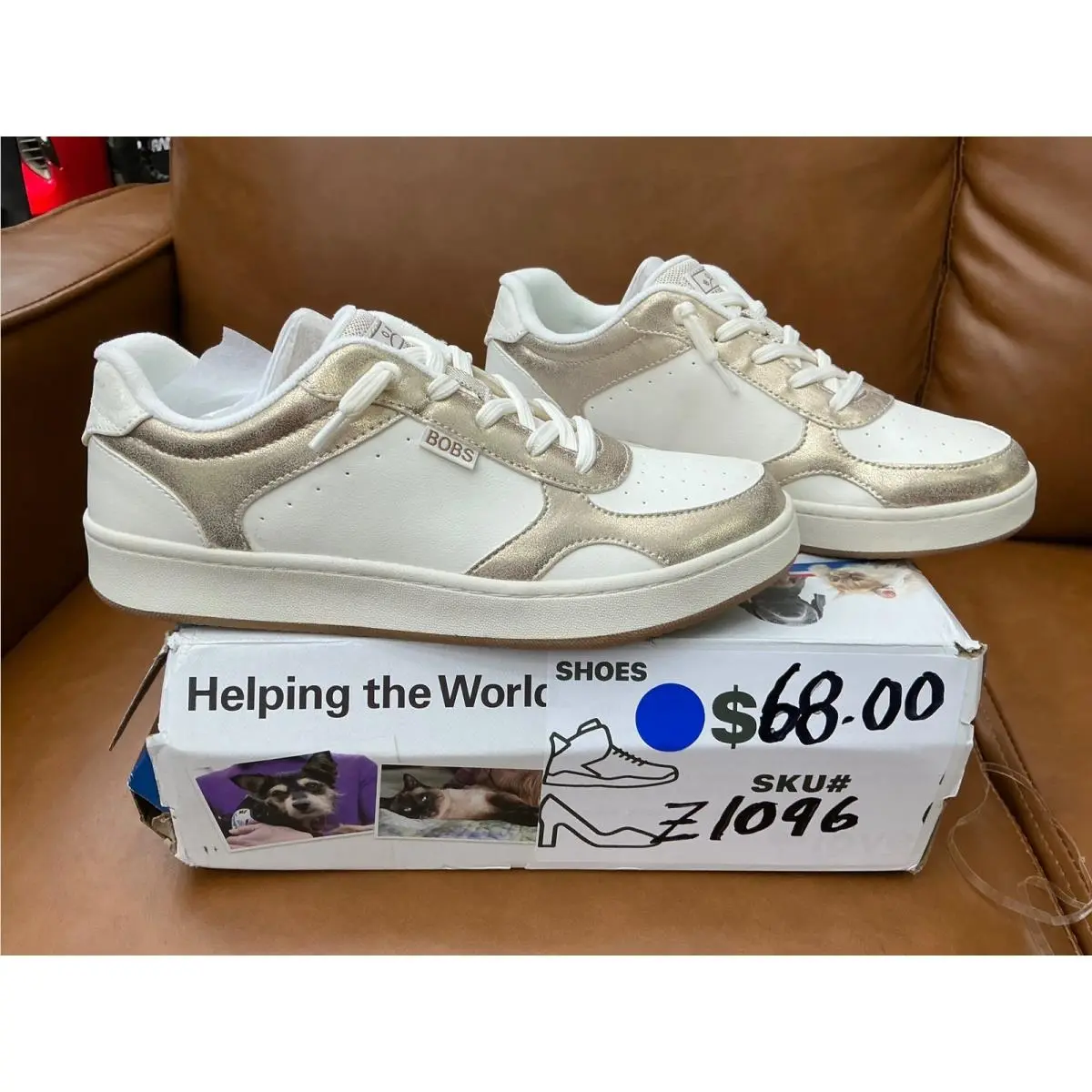 Skechers shoes - B Cute Court - Glitz Look - White 5
