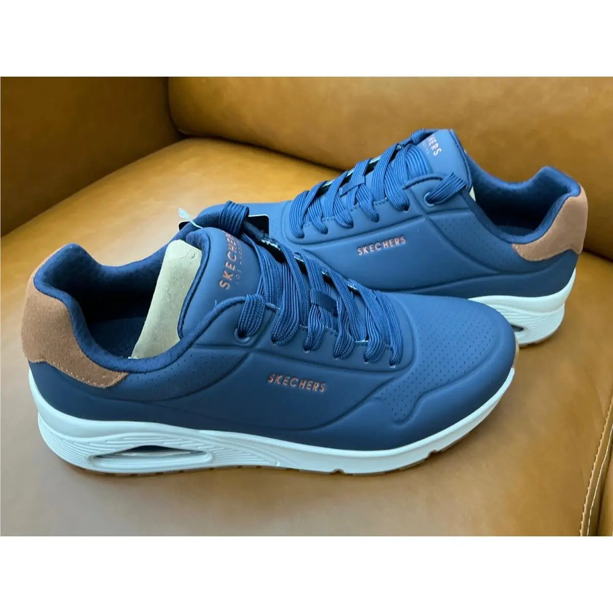 Skechers shoes - Skechers Uno Stand On Air 52458 - Blue 4