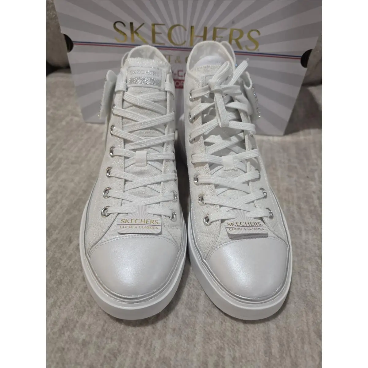 Skechers shoes - Skechers Cordova Classic Tie The Know - White 1