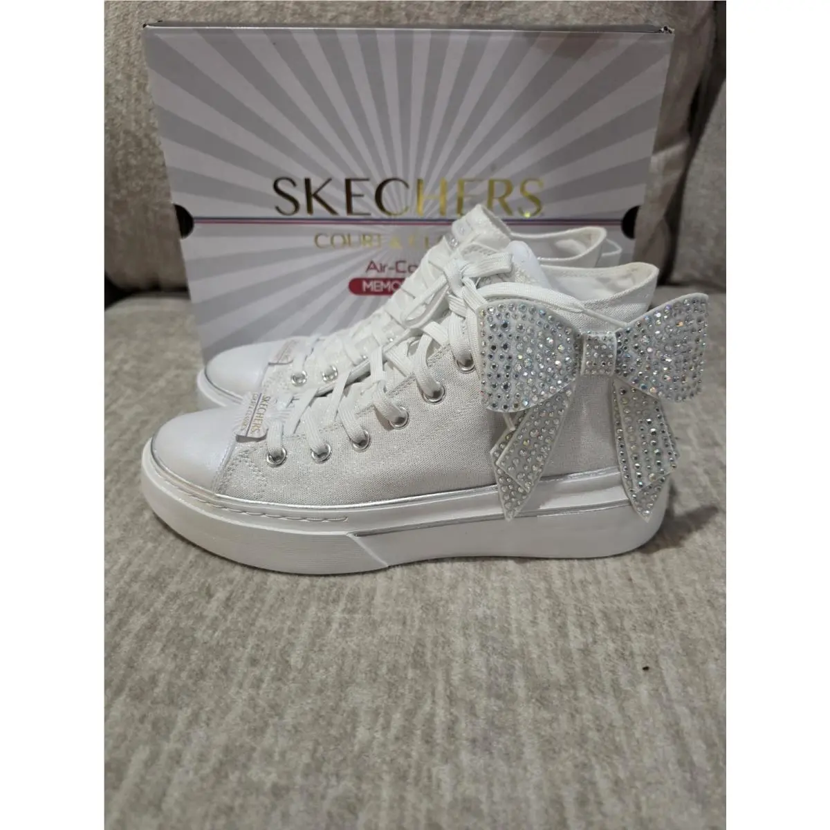 Skechers shoes - Skechers Cordova Classic Tie The Know - White 2