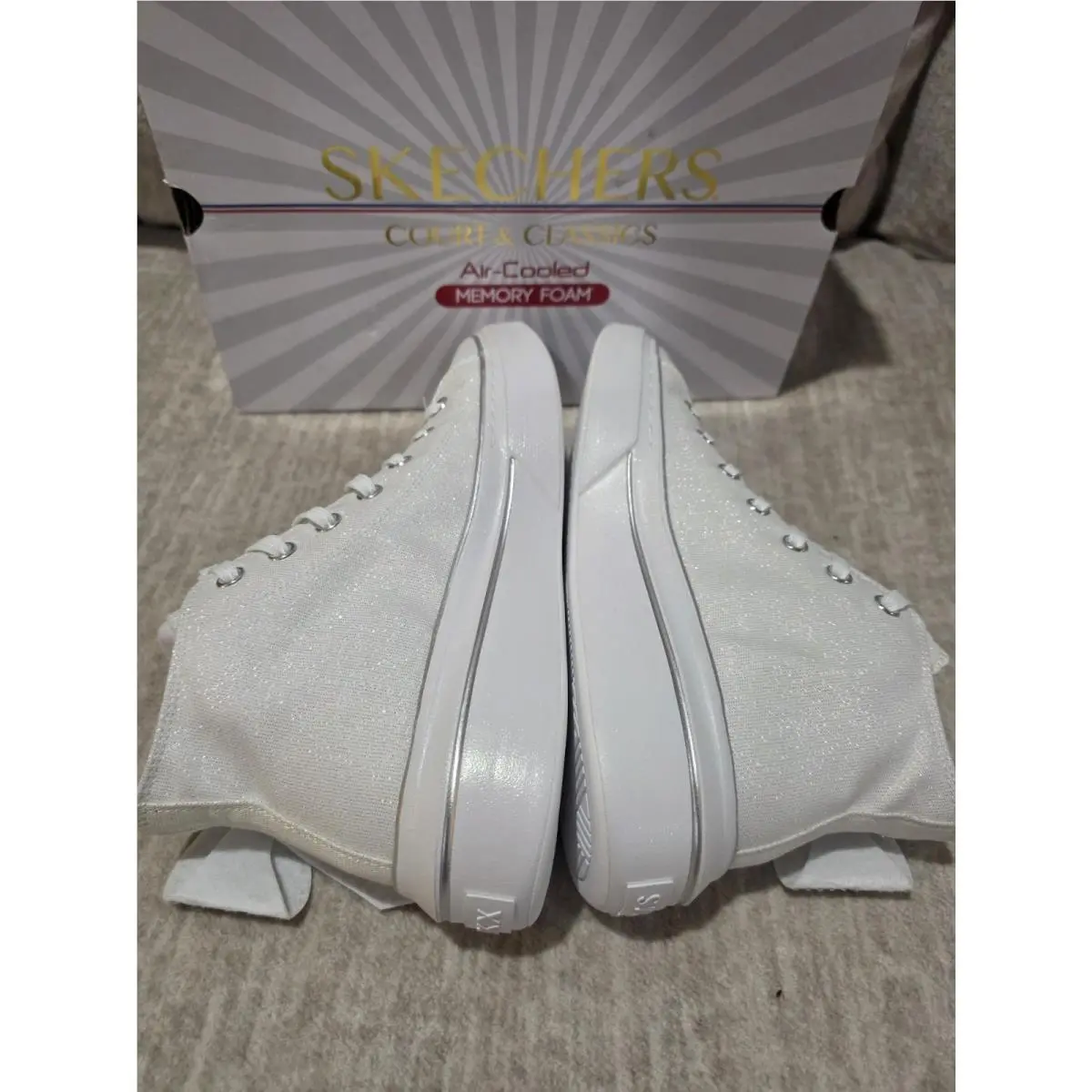 Skechers shoes - Skechers Cordova Classic Tie The Know - White 5