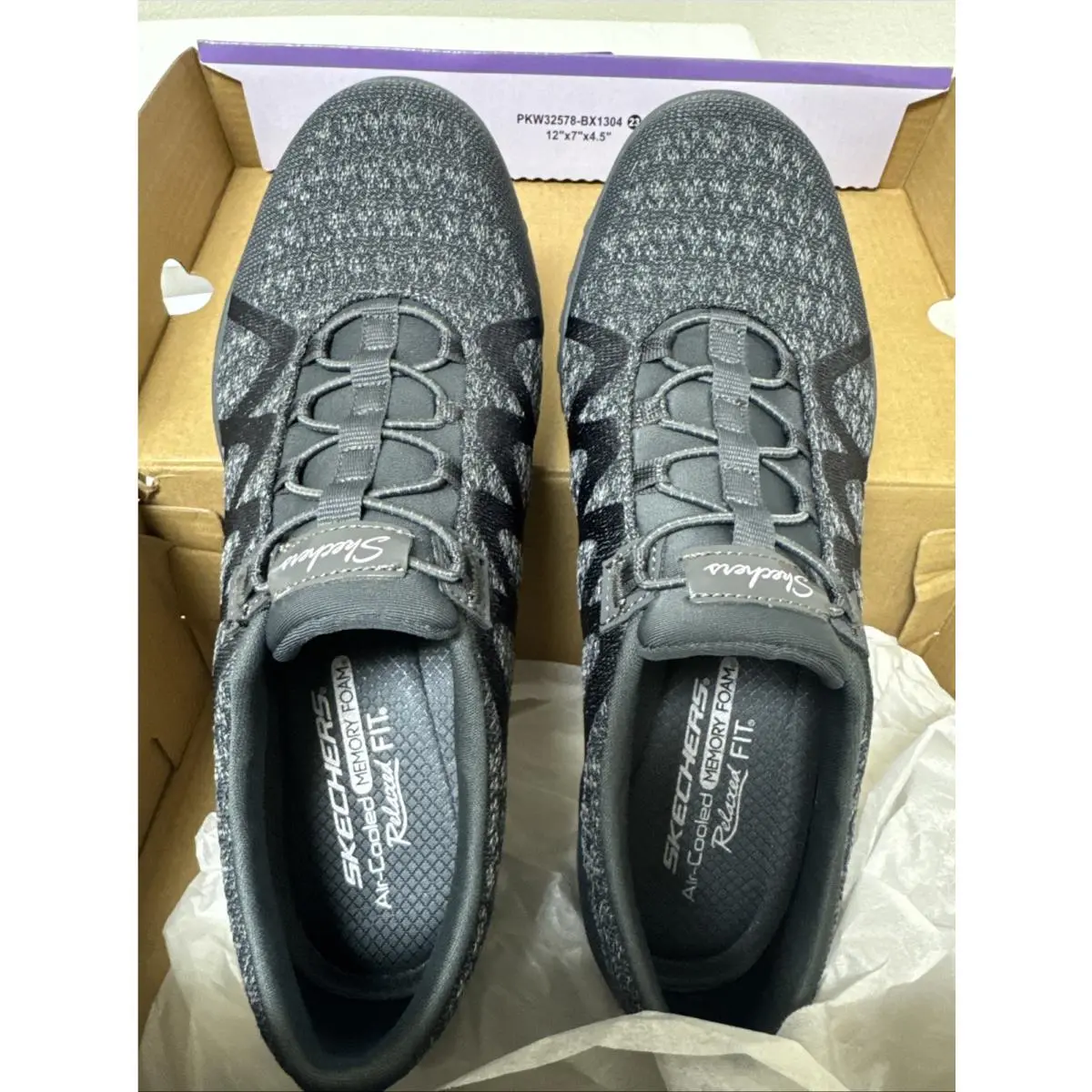 Skechers shoes - SKECHERS Breathe Easy - Breathe Easy - 100301 - Gray (UPC: 196311321689) 2