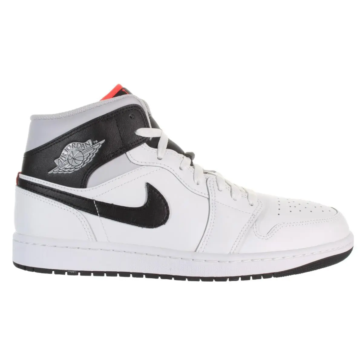 Nike shoes - Nike Air Jordan 1 Mid - DQ8426 109 - White, Black, Neutral Grey, Infrared 23 0