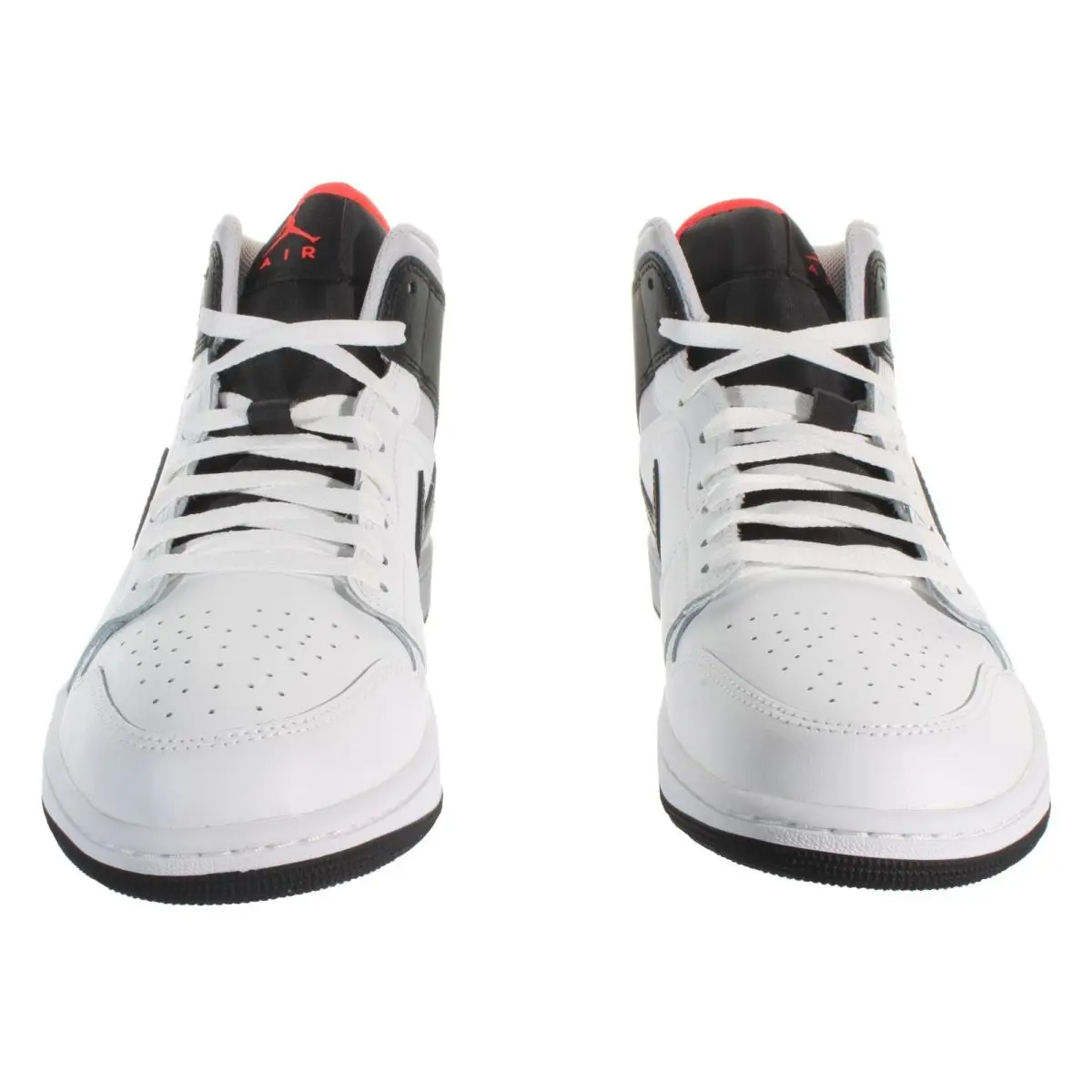 Nike shoes - Nike Air Jordan 1 Mid - DQ8426 109 - White, Black, Neutral Grey, Infrared 23 4