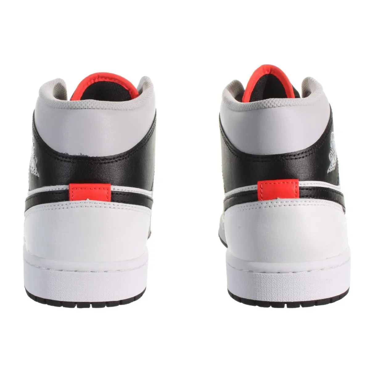 Nike shoes - Nike Air Jordan 1 Mid - DQ8426 109 - White, Black, Neutral Grey, Infrared 23 5