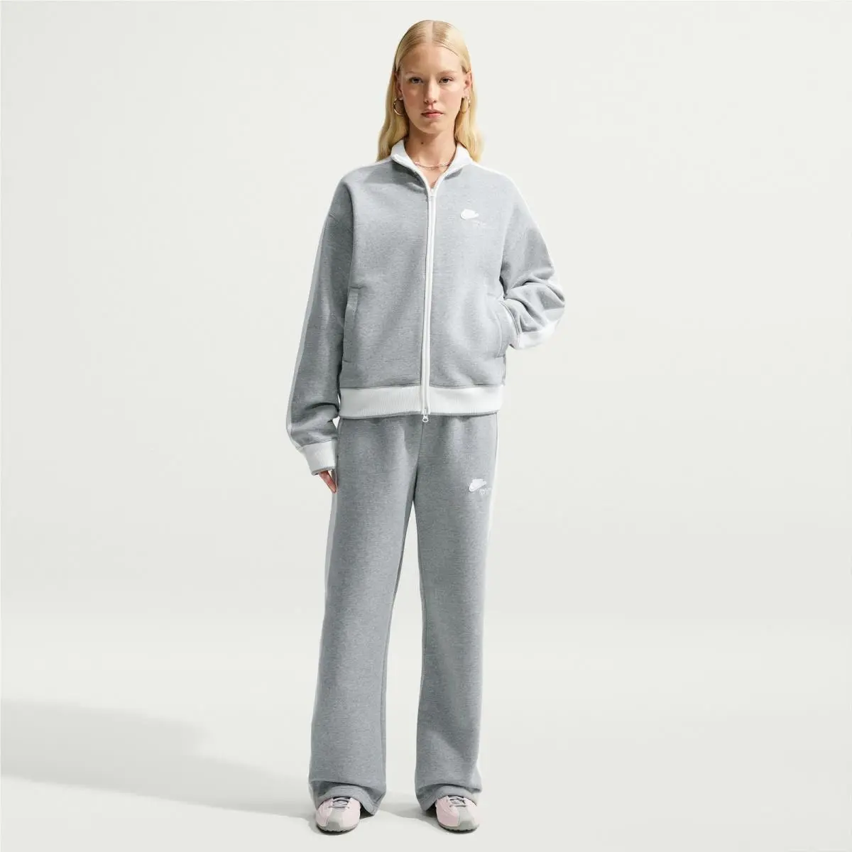 Womens  Studio Fleece Medium Weight Mid Rise Track Pants IO2302-063-SIZE S by Nike