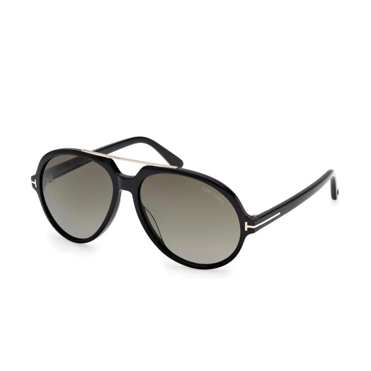 TF1210 01B Black Smoke Gradient Unisex Sunglasses by Tom Ford