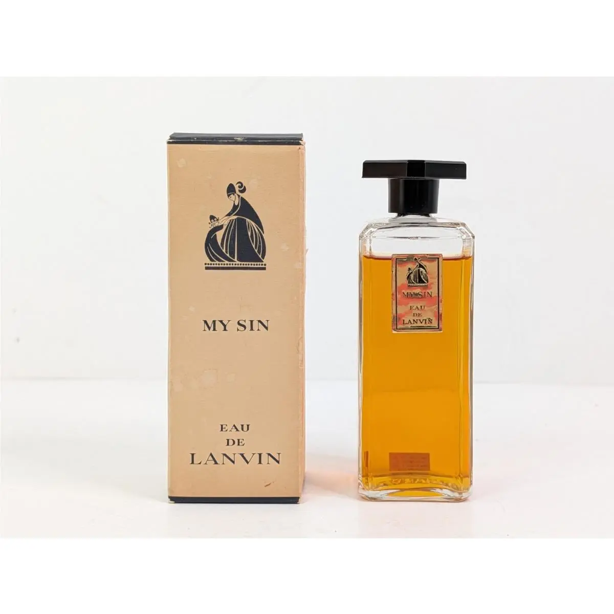 Vintage My Sin Eau De  Parfume 15 4 fl oz 118 mL York W/box by Lanvin
