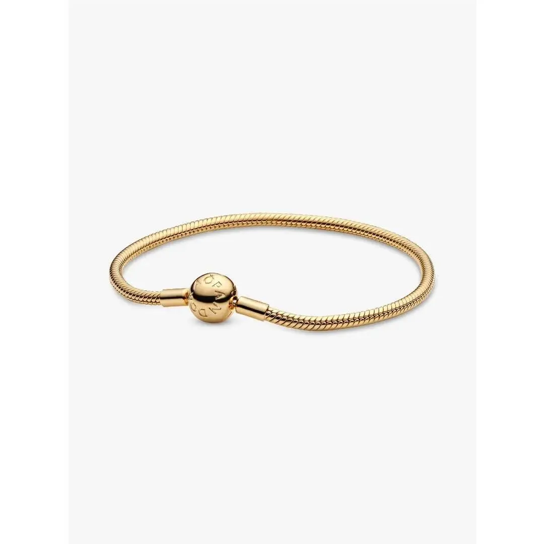 Jewelry Snake Chain Shine Bracelet 568748C00 - 14k Gold by Pandora