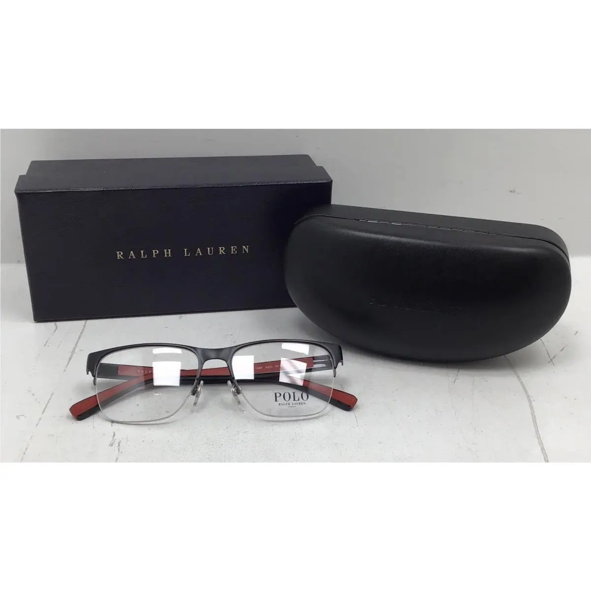 Polo  Men’s PH1228 Matte Black Eyeglasses with Demo Lenses Size 54 by Ralph Lauren