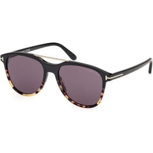 Sunglasses w Soft Case - FT1098 Damian 05A - Black Havana / Smoke by Tom Ford