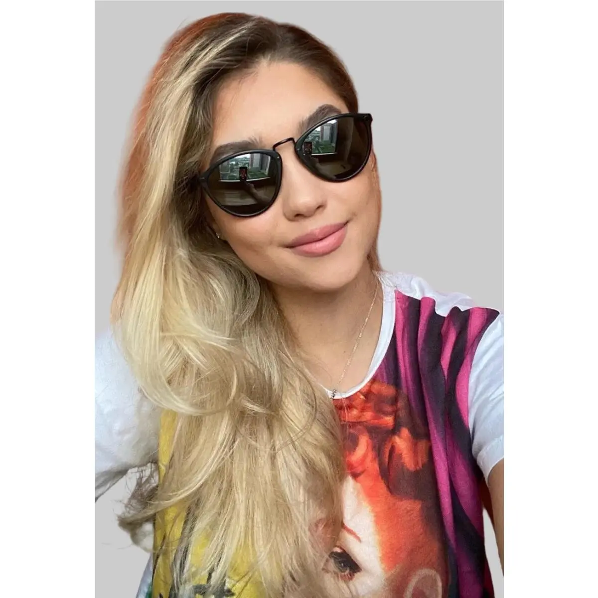 Mirrored Paul Smith Black Women`s Sunglasses NY67009769