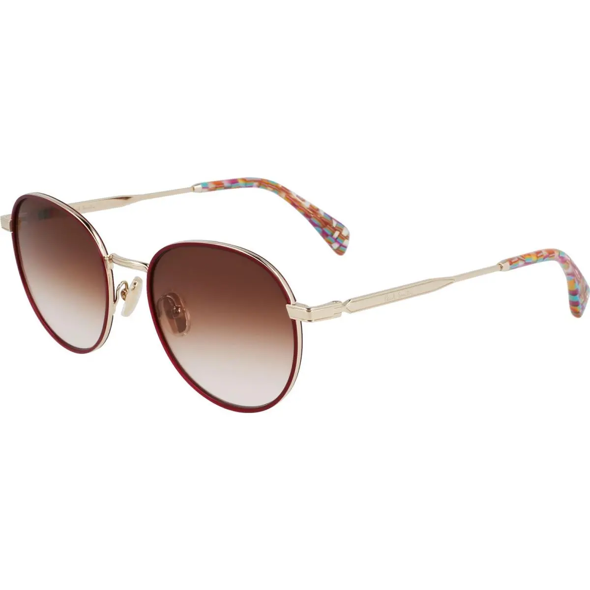 Paul Smith Women`s 53mm Gold Burgundy Eyeglasses PS25100S-722