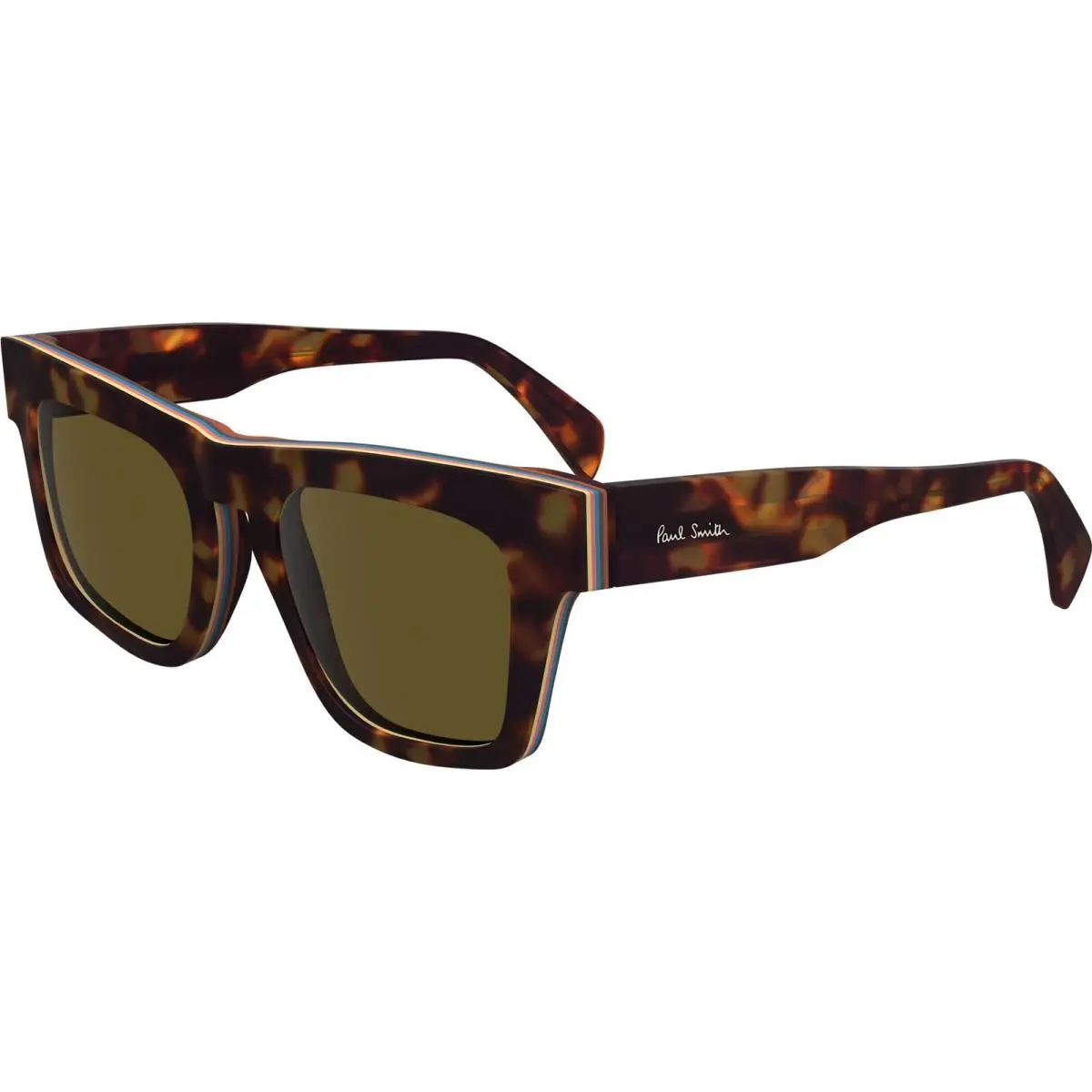 Men`s 51mm Havana Multistripes Sunglasses PS24602S-214 by Paul Smith