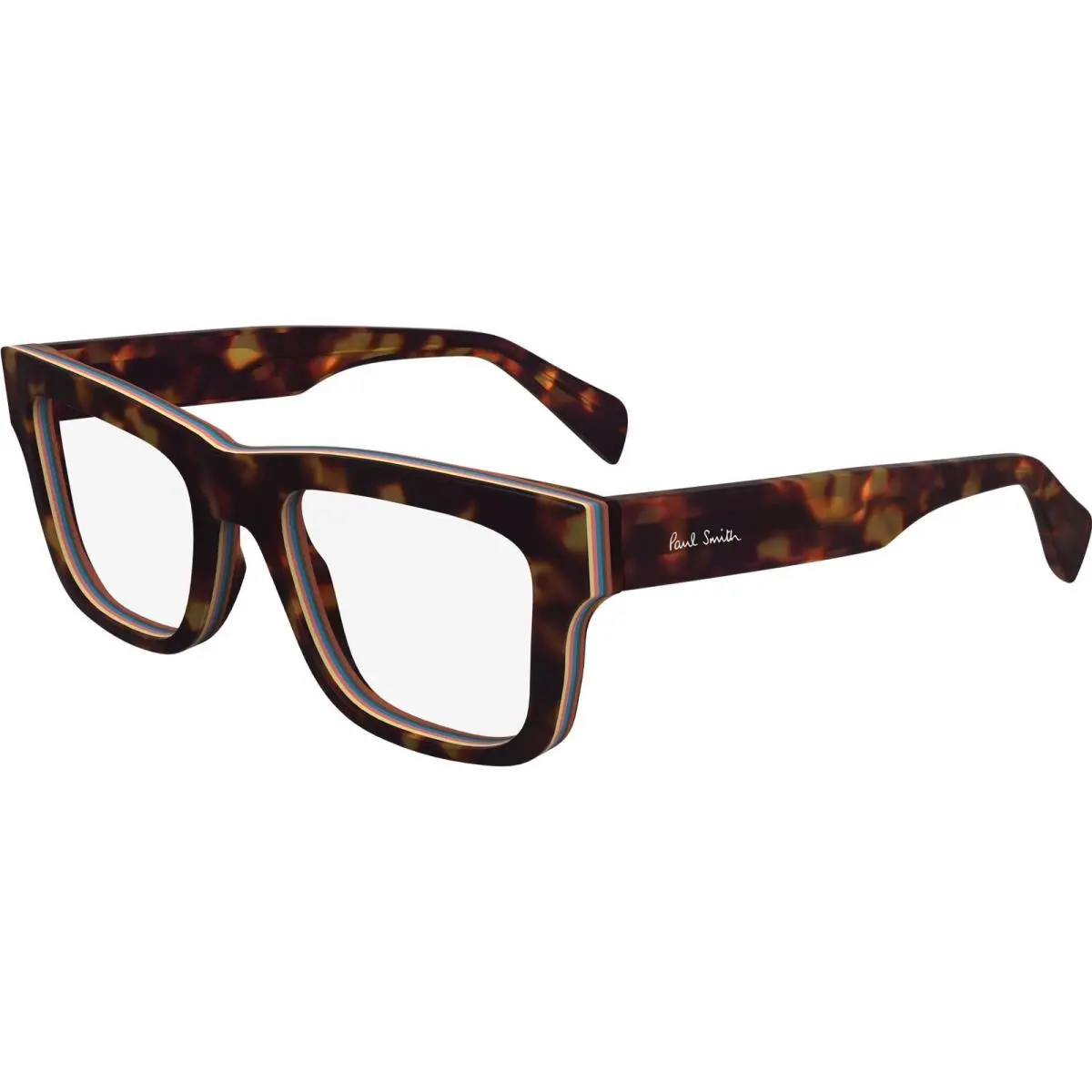 Paul Smith Unisex 53mm Havana Multistripes Eyeglasses PS24607-214-53