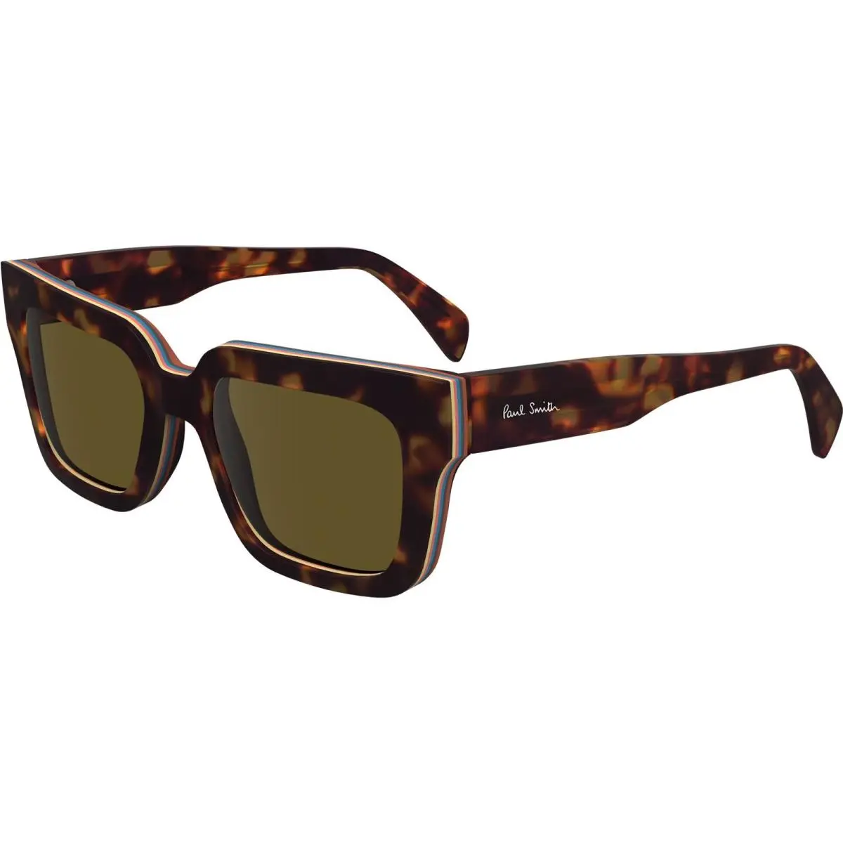 Paul Smith Unisex 52mm Havana Multistripes Sunglasses PS24601S-214