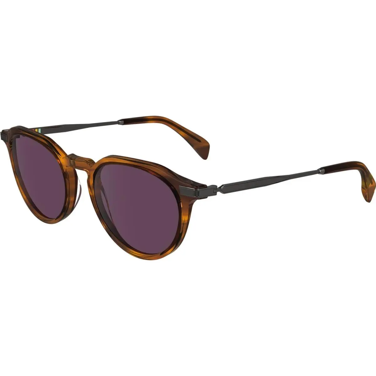 Paul Smith Men`s 51mm Striped Caramel Sunglasses PS24604S-259