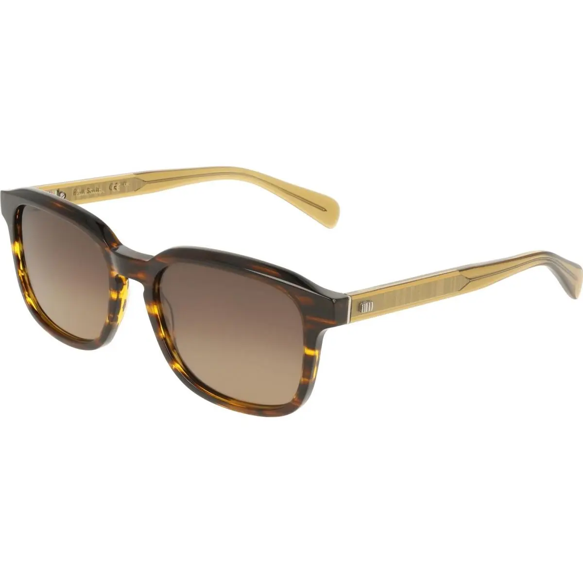 Paul Smith Men`s 55mm Transparent Striped Brown Eyeglasses PS26600S-210