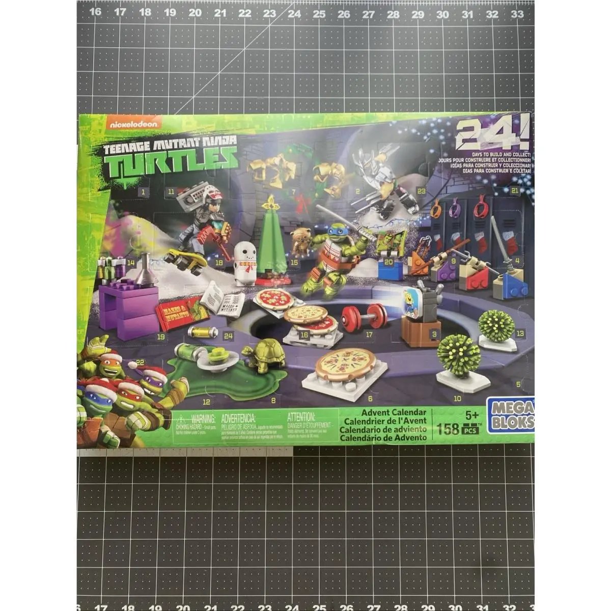 Mega Bloks Advent Calendar Teenage Mutant Ninja Turtles Retired