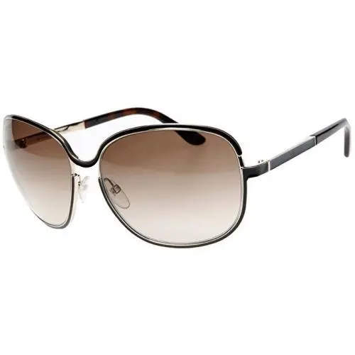 Delphine Sunglasses Shiny Rose Gold Brown Gradient FT117 28F 60-15 130 by Tom Ford