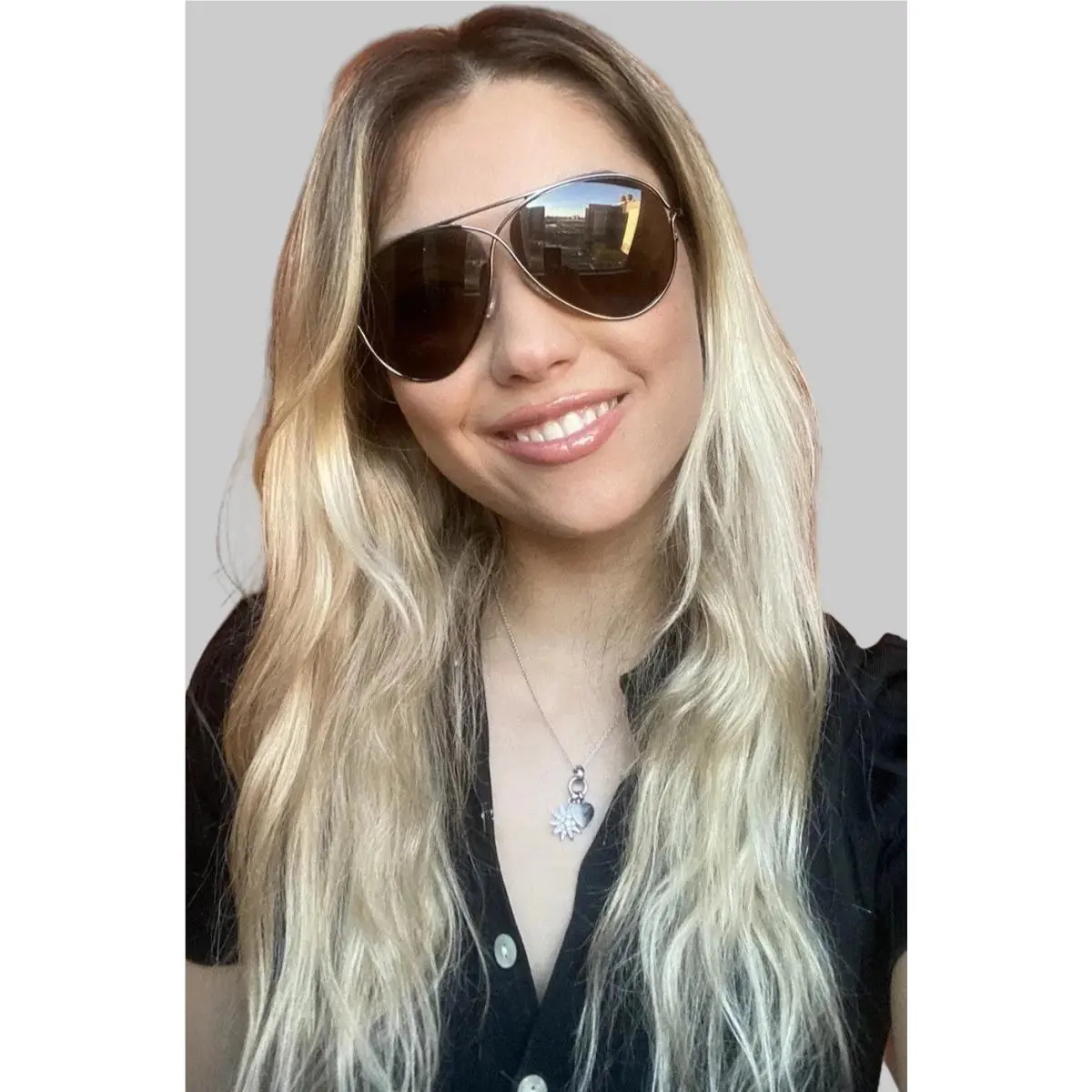 TF 142 Peter 59mm Aviator Pilot Oversized Men`s Women`s Sunglasses by Tom Ford