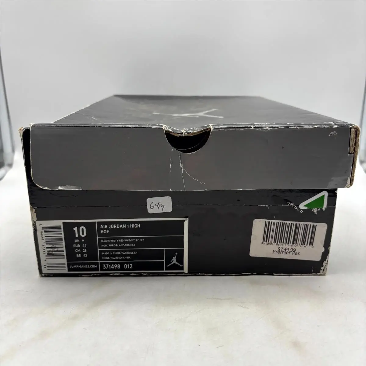 Nike shoes - Nike Air Jordan 1 Retro 384664-130 - 384664-130 - Black (UPC: 884498853429) 6
