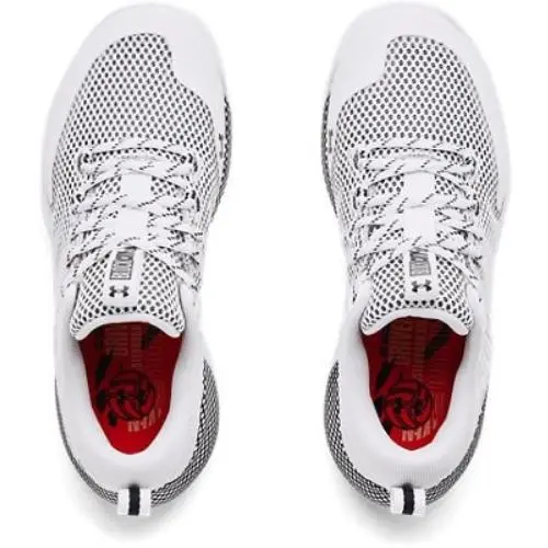 Under Armour shoes - White-Black-Black 1