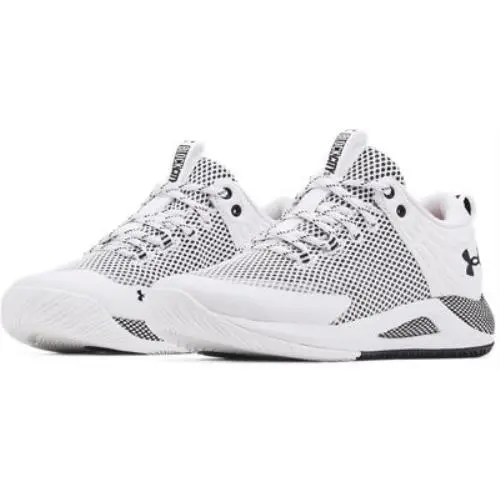 Under Armour shoes - White-Black-Black 2