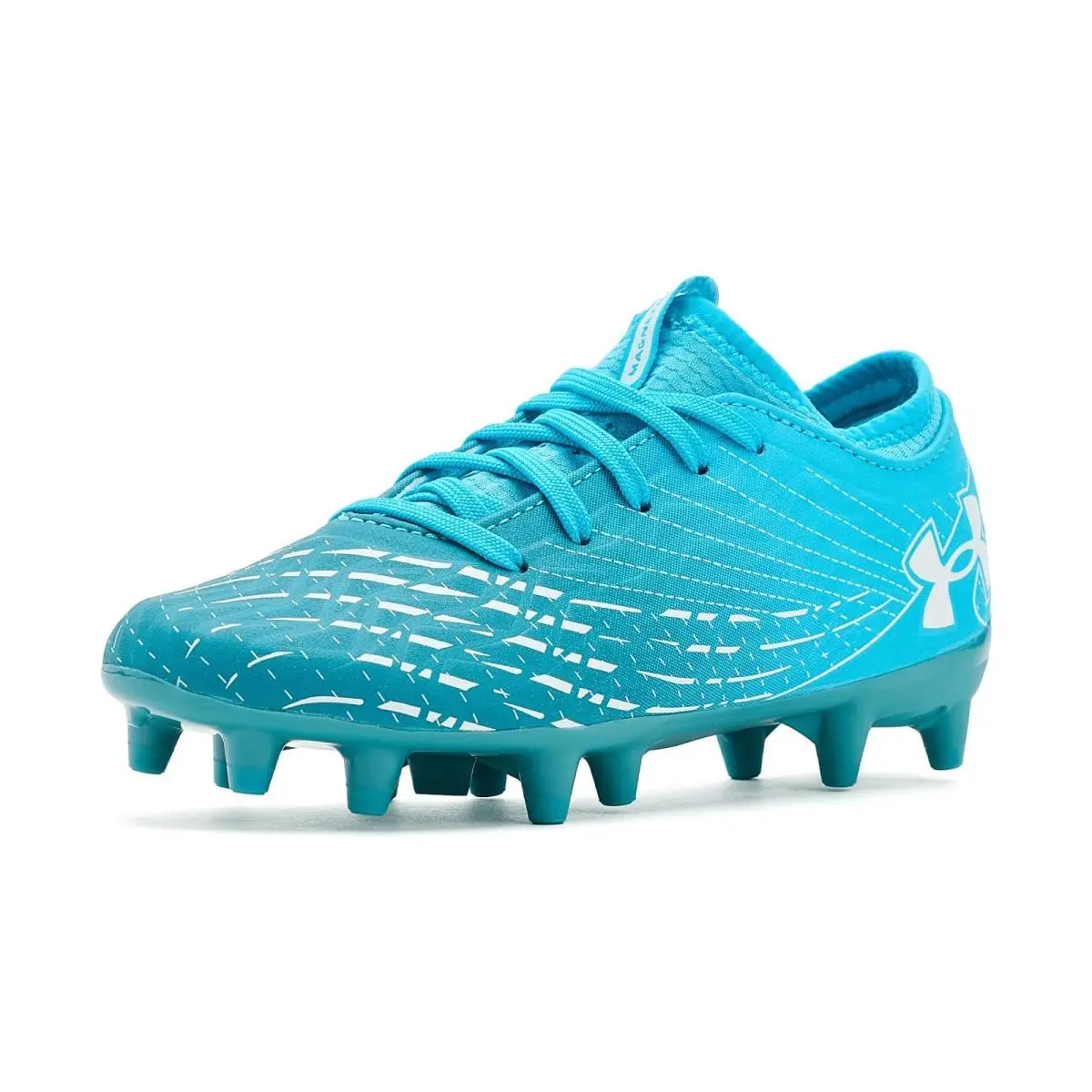 Boy`s  Kids Magnetico Select 5 Jr Soccer Cleats Little Kid/big Kid Blue Blur/Boundless Blue/White by Under Armour