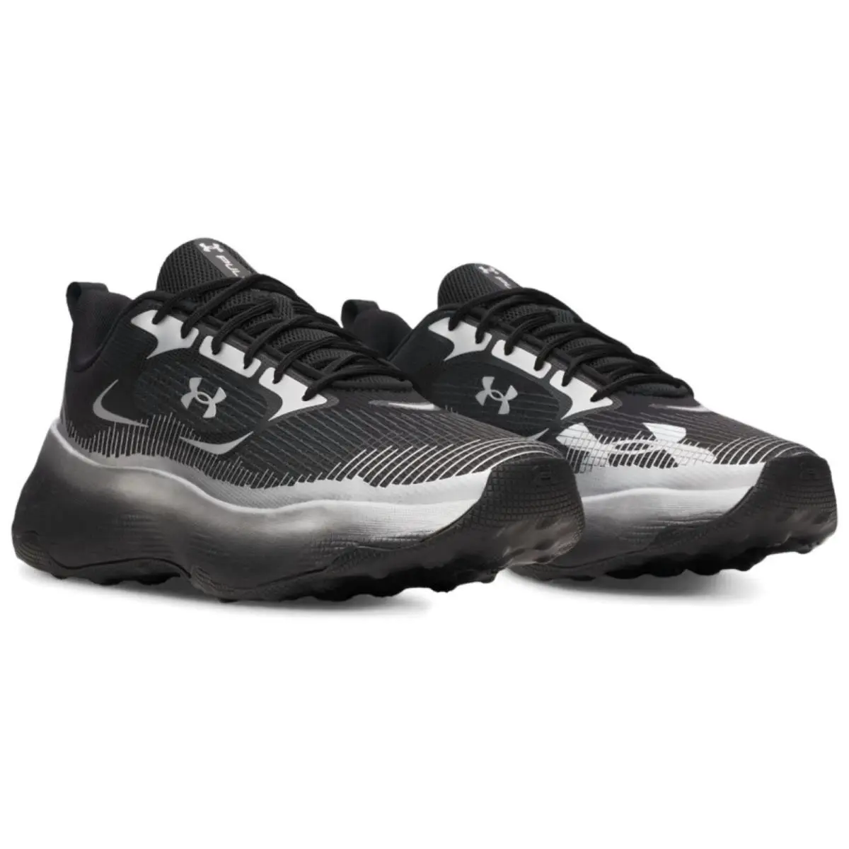Under Armour shoes - Under Armour Pulse - Pulse - Black, Manufacturer: Silver/Black/Gray 13
