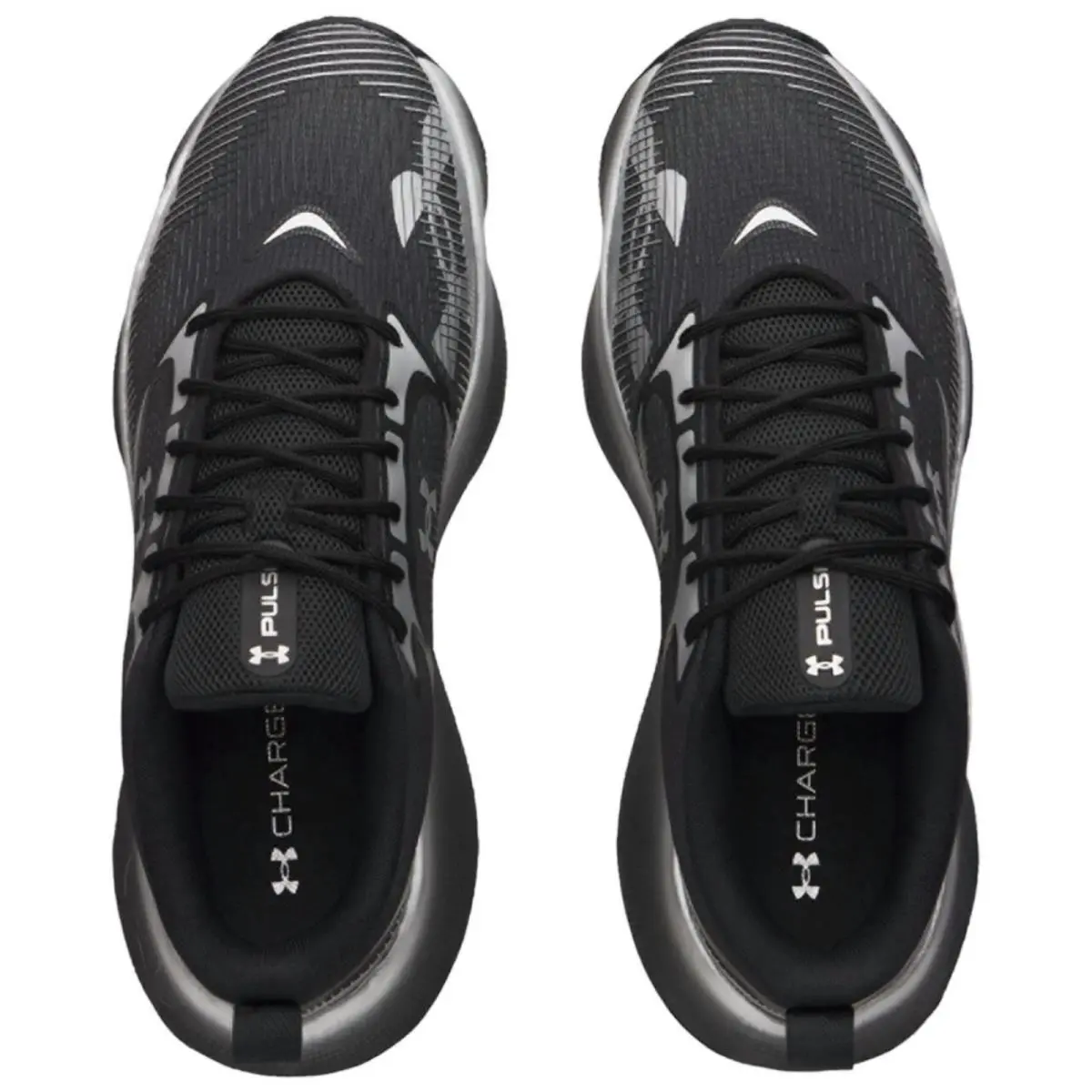 Under Armour shoes - Under Armour Pulse - Pulse - Black, Manufacturer: Silver/Black/Gray 24