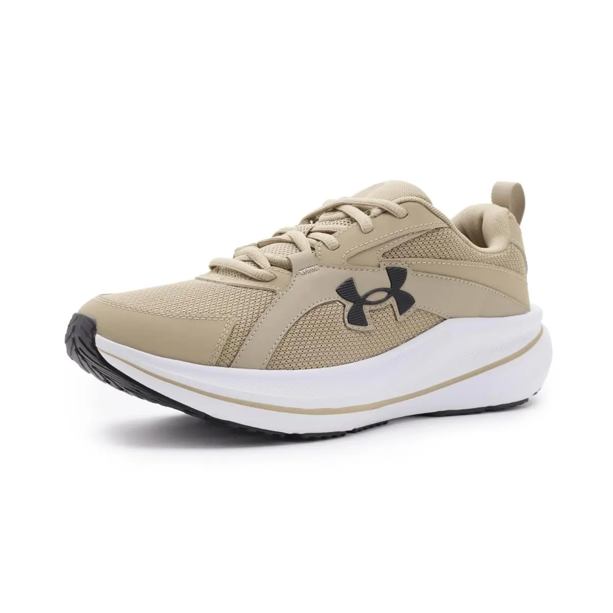 Man`s Sneakers Athletic Shoes  Charged Assert 11 City Khaki/City Khaki/Black by Under Armour