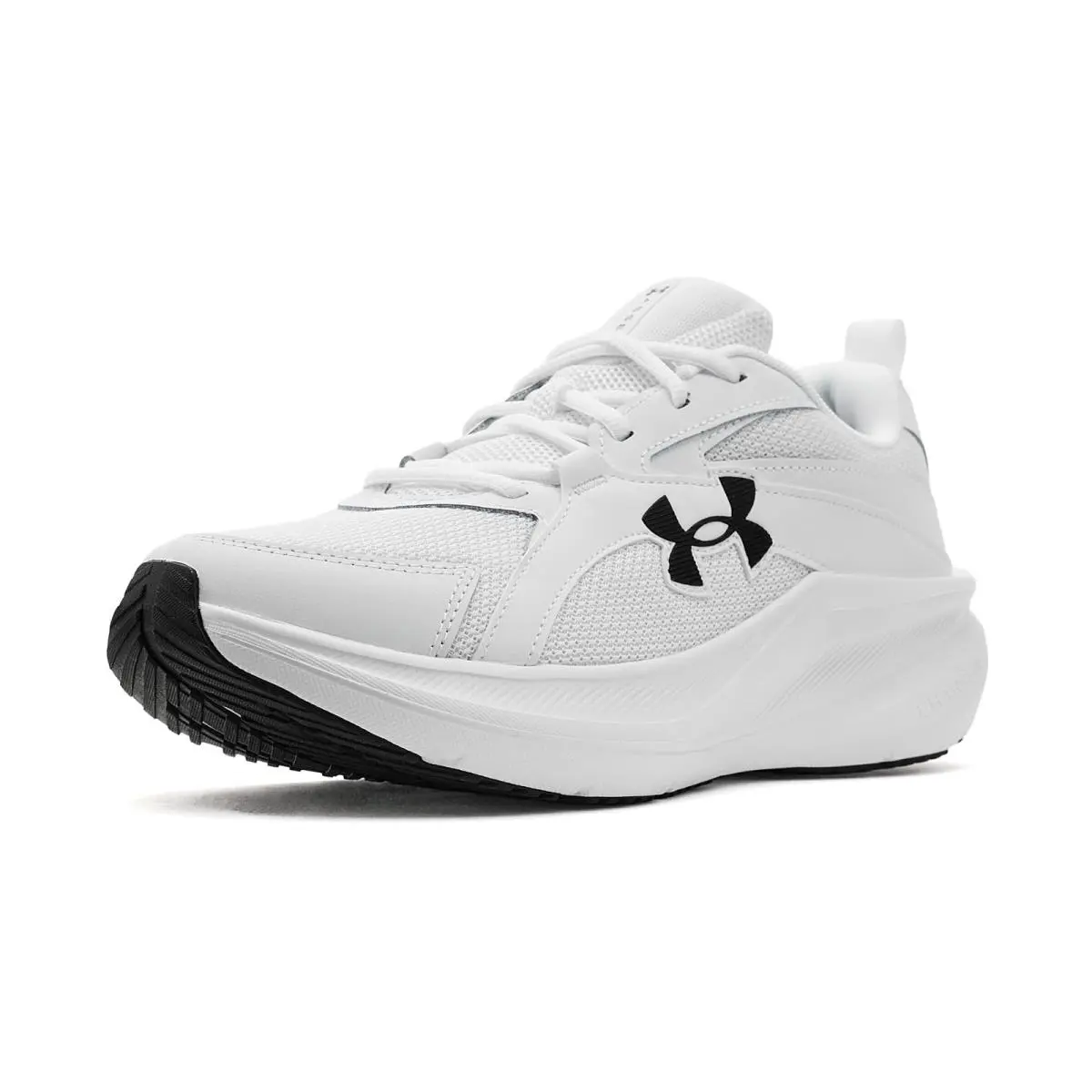 Man`s Sneakers Athletic Shoes  Charged Assert 11 White/White/Black by Under Armour