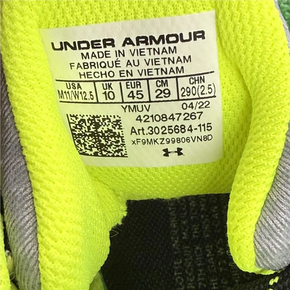 Under Armour shoes - Curry Flow 9 Young Wolf - 3025684-115 - Gray 10