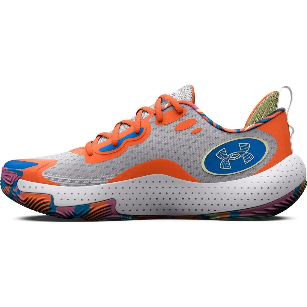Unisex Spawn 5 LE Court Performance Basketball Shoes - Enhanced WHTCBT by Under Armour