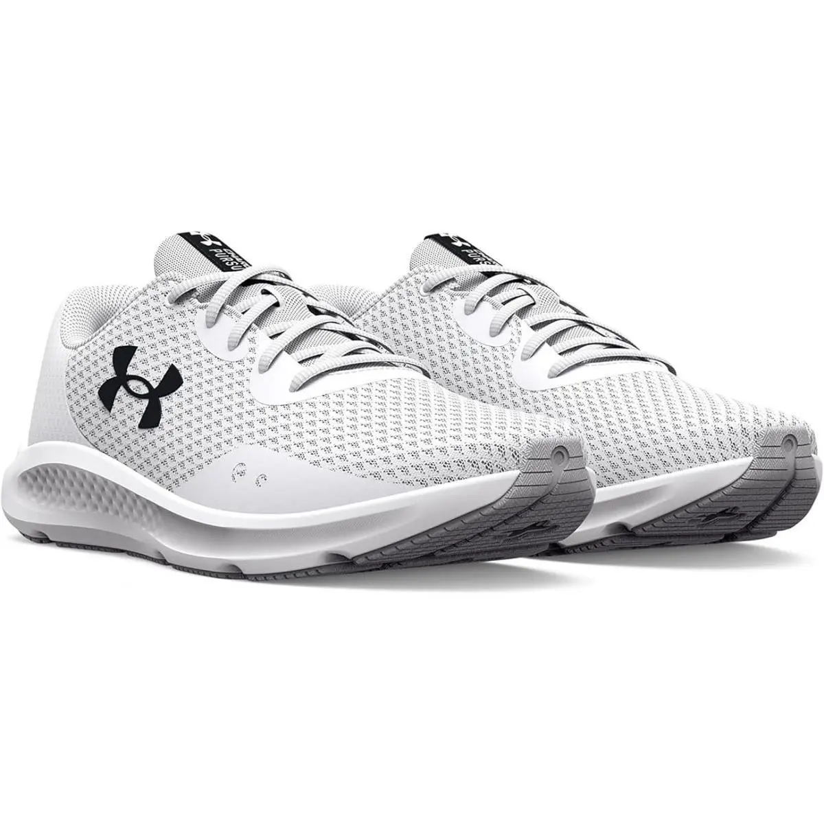 Under Armour shoes - WHITE-HALO GRAY-BLACK 8