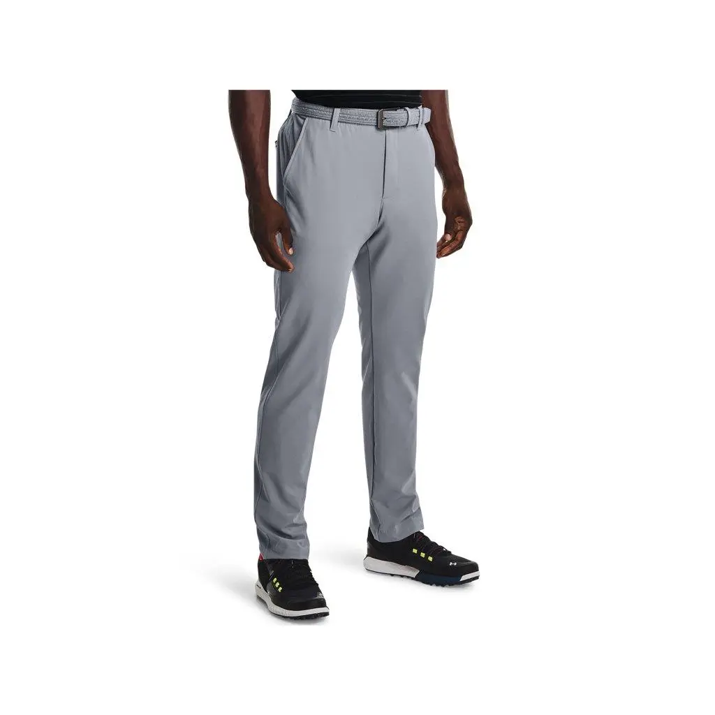 Mens UA Drive Tapered Pants - 4-Way Stretch Material Steel-Halo Gray by Under Armour