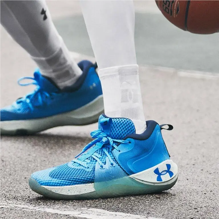 Under Armour Embiid 1 UA Men Basketball Shoes Sneakers Blue 3023086-402