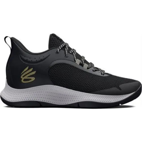 Under Armour Unisex UA 3Z6 Basketball Shoes Jet Gray/black/metallic Gold - 30250