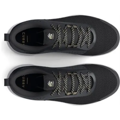 Under Armour shoes - JET GRAY-BLACK-METALLIC GOLD 6