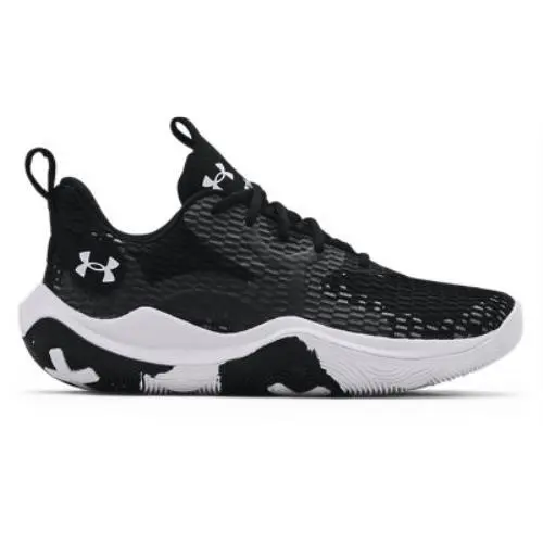 Under Armour Men`s UA Spawn 3 Basketball Shoes Black/steel/black - 3023738-001