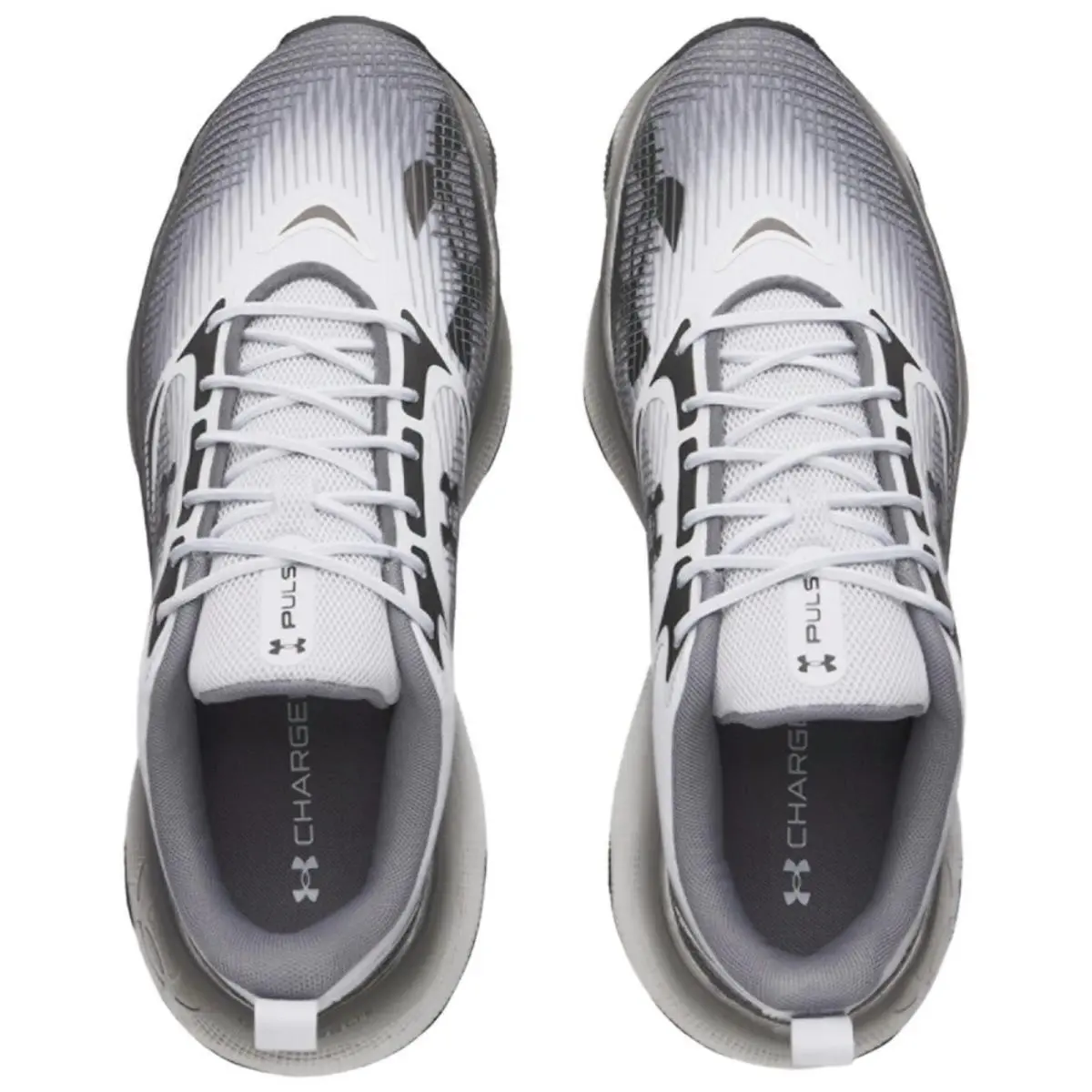 Under Armour shoes - Under Armour Pulse - Pulse - Gray, Manufacturer: Gray/Gray/Black 12