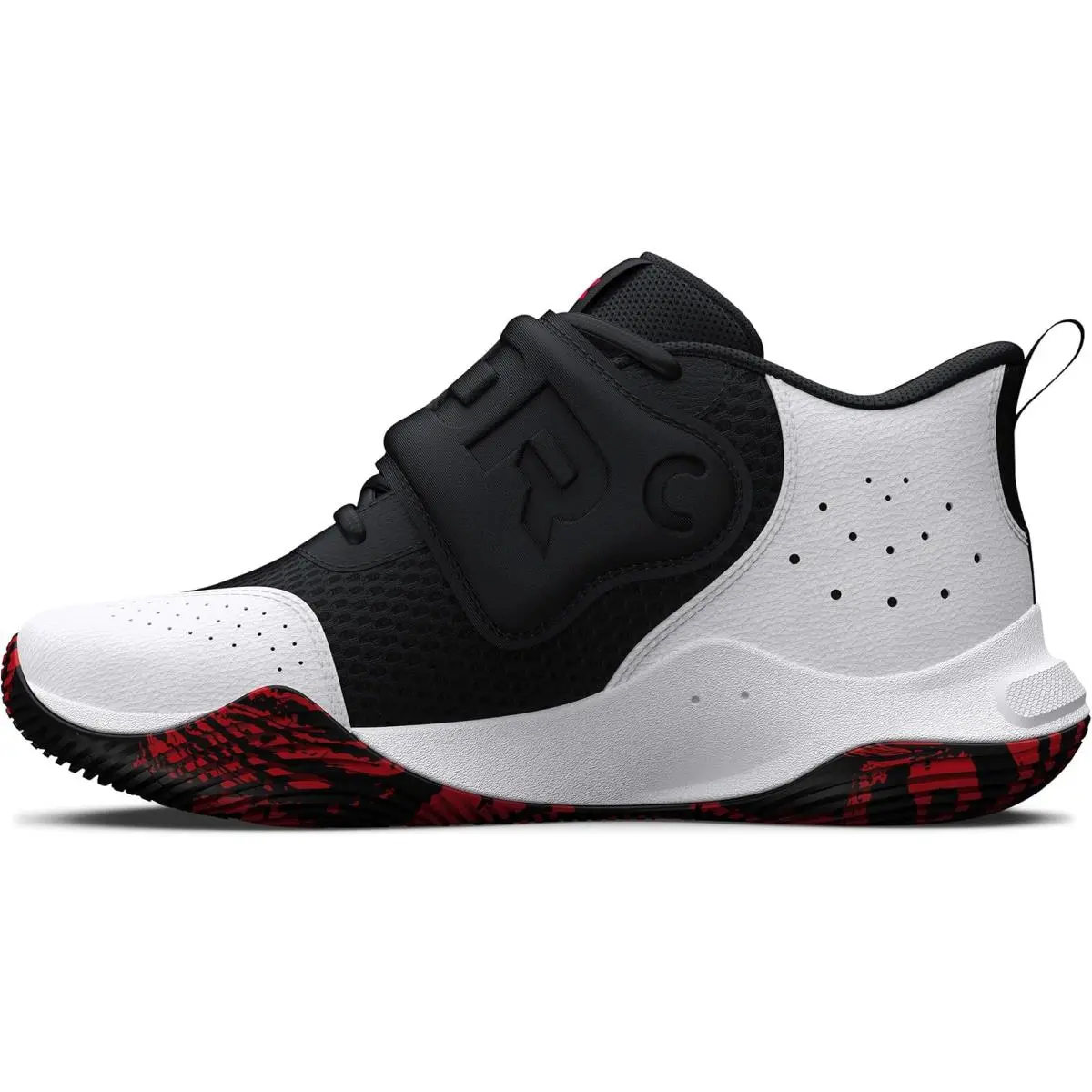 Under Armour shoes - Black/White/Red 2