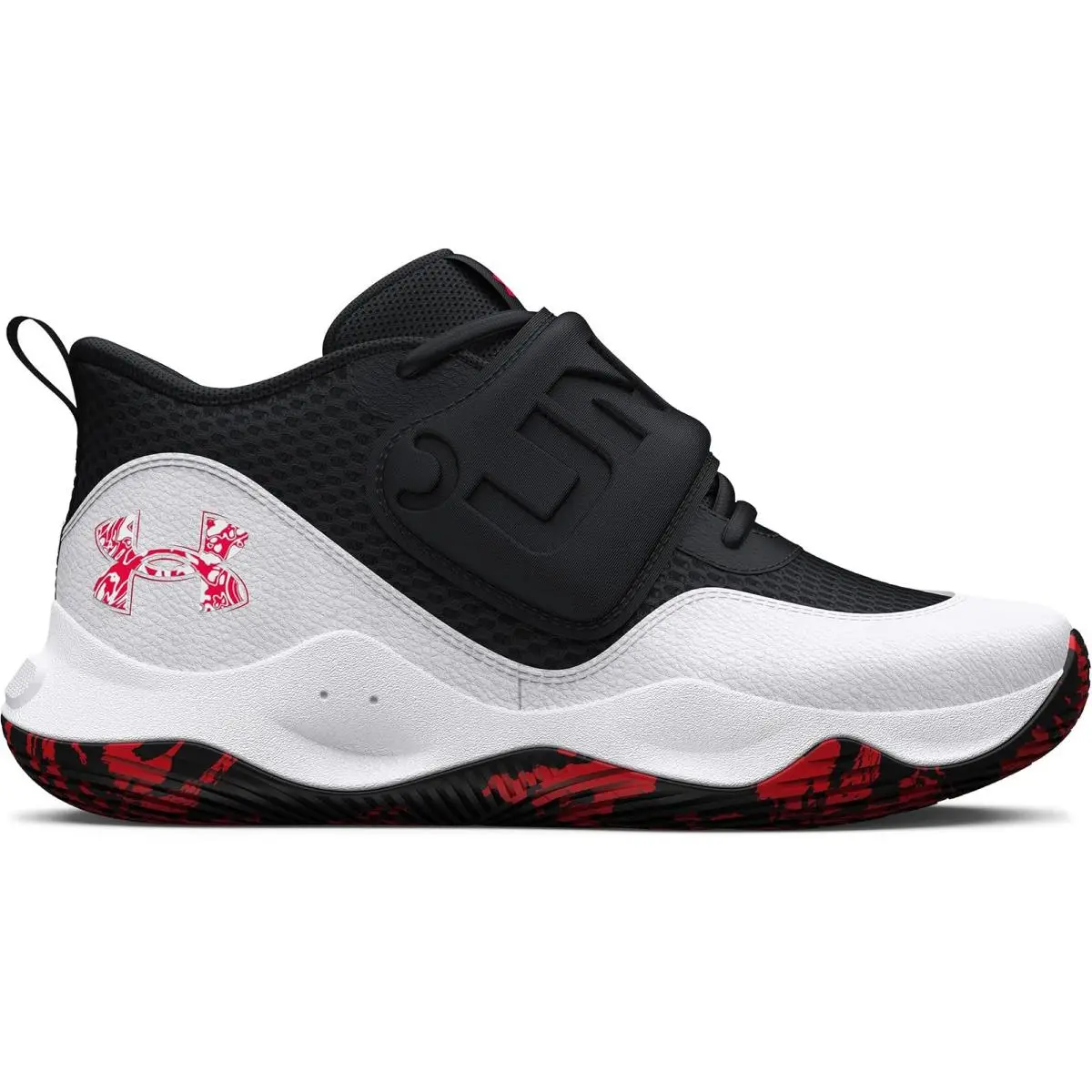 Under Armour shoes - Black/White/Red 8