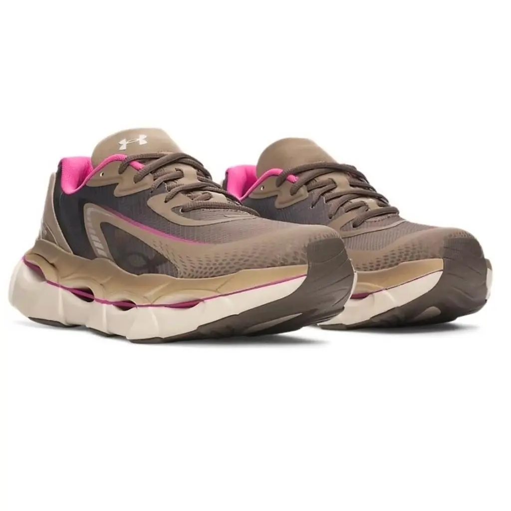 Under Armour shoes - Under Armour HB Racer 2 - Brown, Manufacturer: Desert Taupe / Virtual Pink / Peppercorn - 219 6