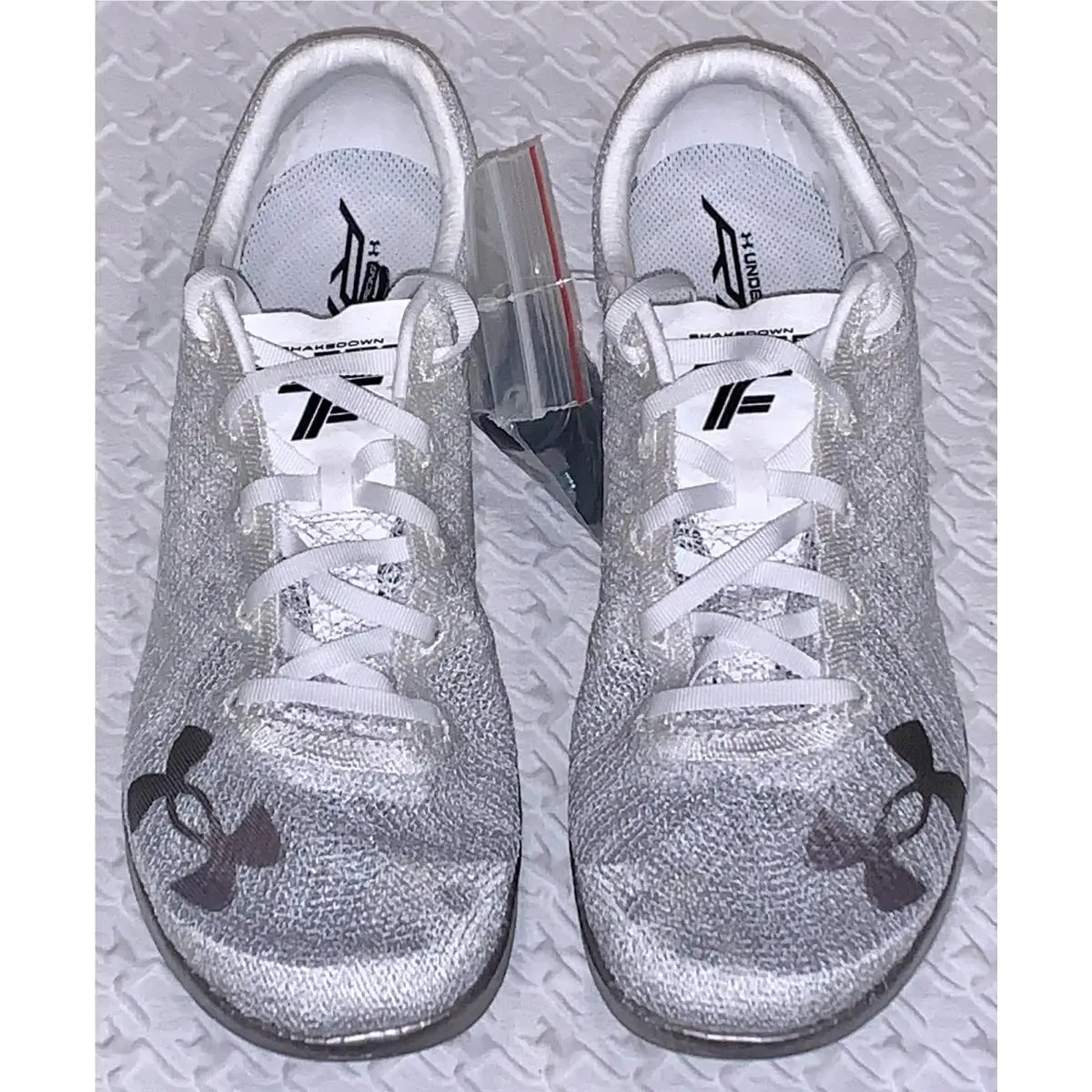 Under Armour shoes - Under Armour Shakedown Elite Distance Tack Spikes - 3026442 - White 13