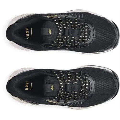 Under Armour shoes - Black-Black-Metallic Gold 1