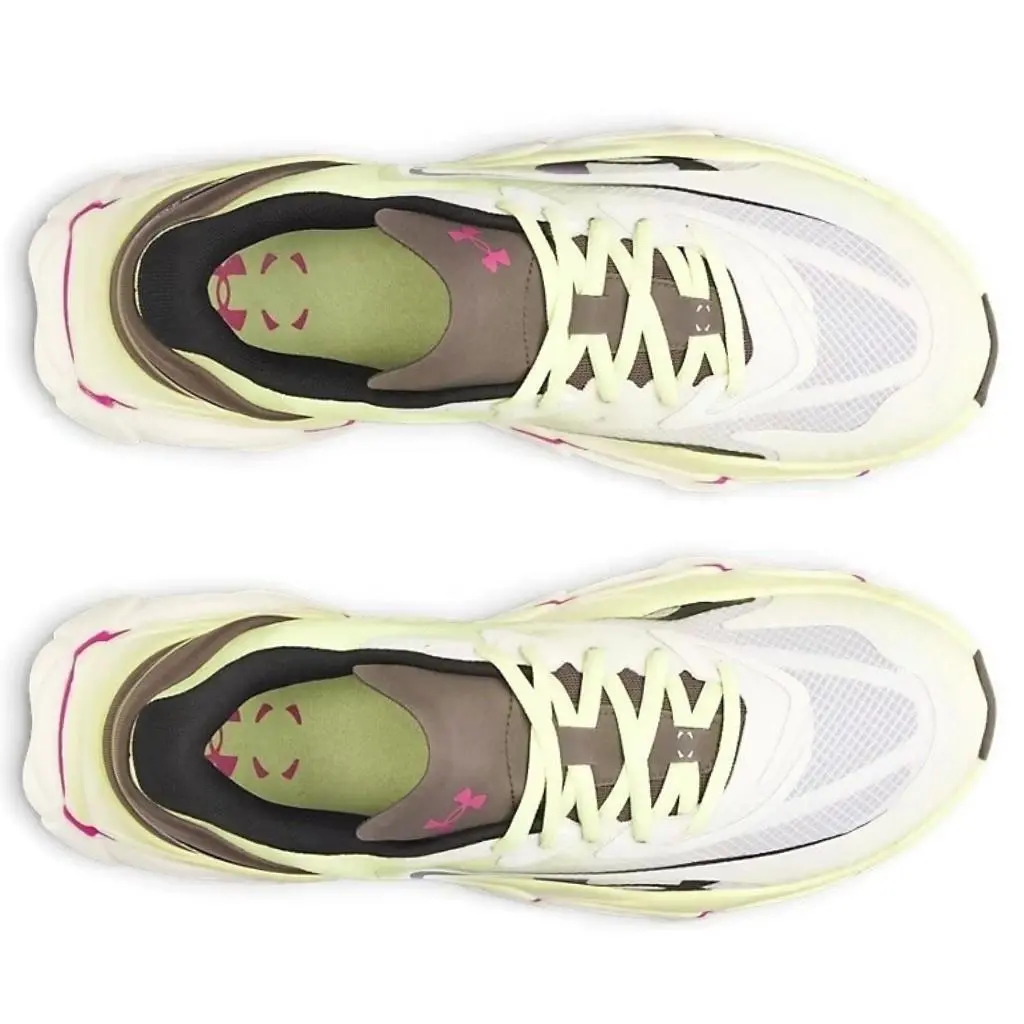 Under Armour shoes - Under Armour HB Racer 2 - White, Manufacturer: Summit White / Peppercorn / Sonic Yellow - 111 10