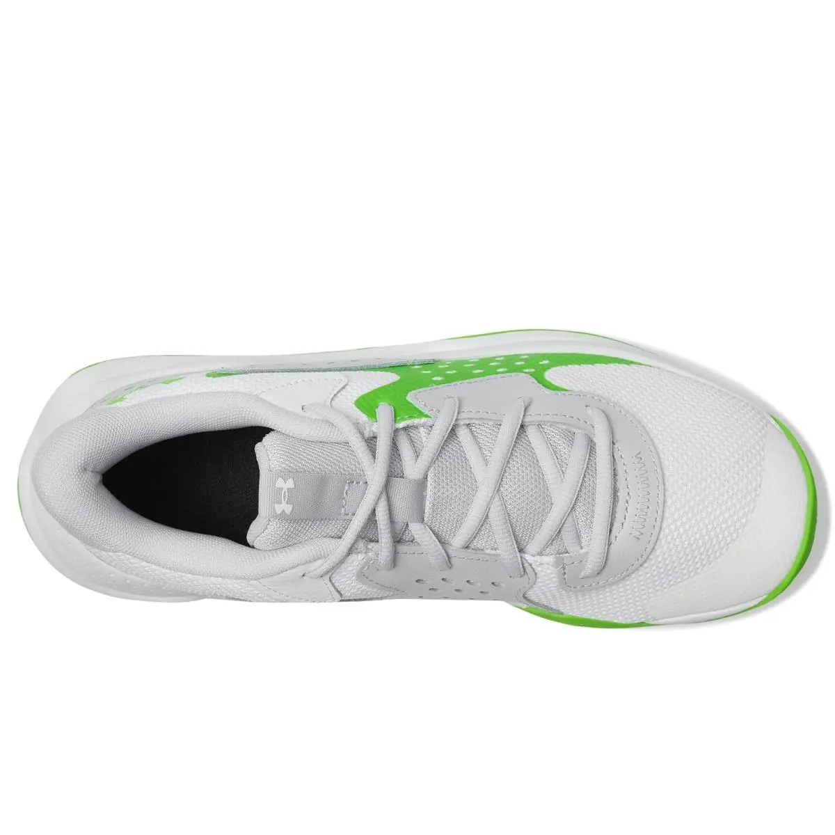 Under Armour shoes - White/Green Shock/Green Shock 7