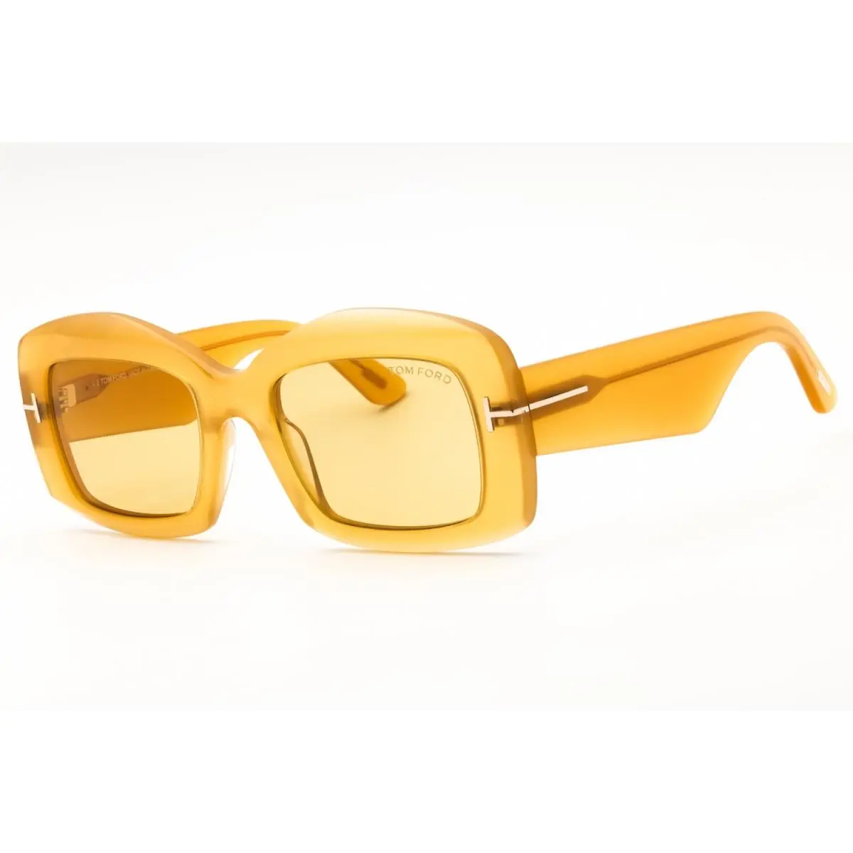 TF1218-39E-53 Sunglasses Frame Size 53mm 140mm 21mm Yellow Women by Tom Ford